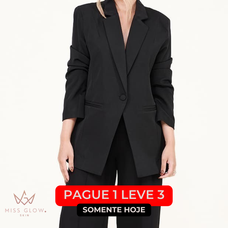 Blazer Feminino Aura Prime {PAGUE 1 LEVE 3} + PRESENTE EXCLUSIVO