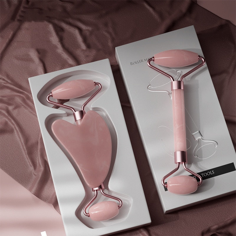 KIT ROLLER + PEDRA • MASSAGEM FACIAL