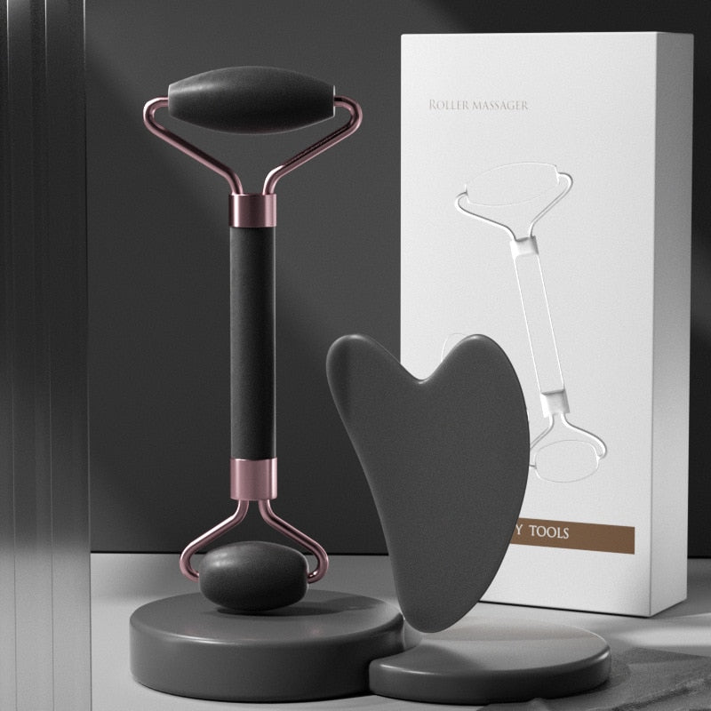 KIT ROLLER + PEDRA • MASSAGEM FACIAL